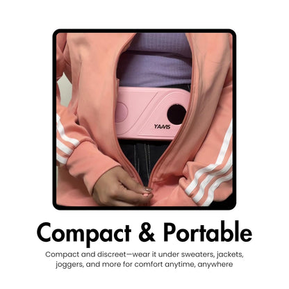 YAAVIS Portable Heating Pad & Period Pain Relief Massager