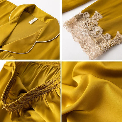 Lucy Satin Pajamas Set