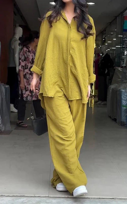 Coco Casual Solid Color Suit