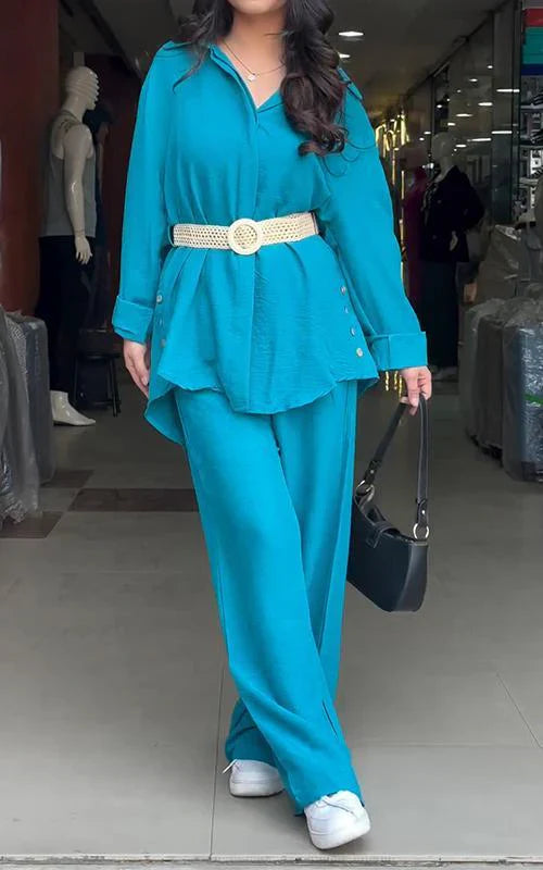 Coco Casual Solid Color Suit
