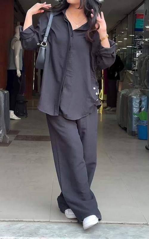 Coco Casual Solid Color Suit