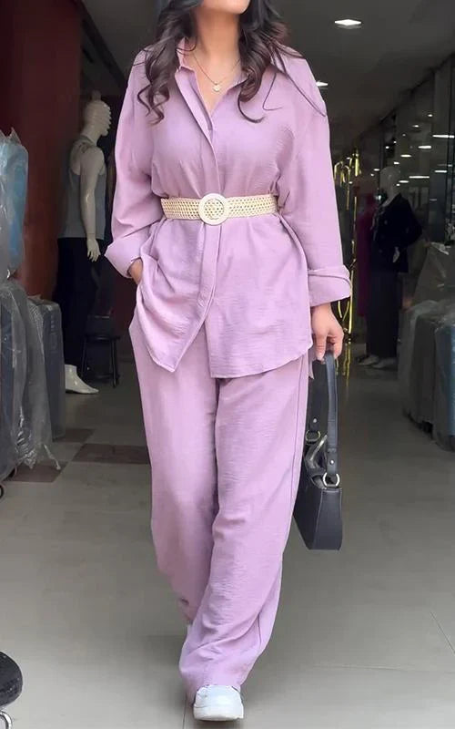 Coco Casual Solid Color Suit