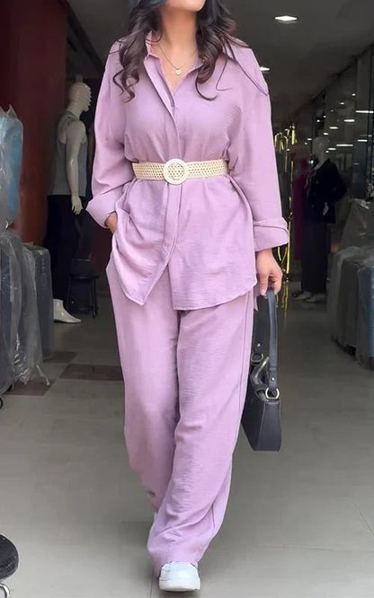 Coco Casual Solid Color Suit