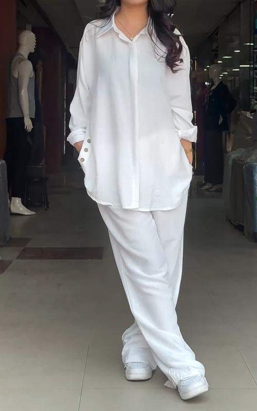 Coco Casual Solid Color Suit