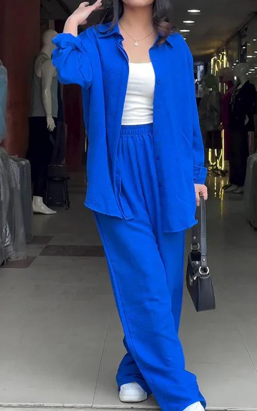 Coco Casual Solid Color Suit