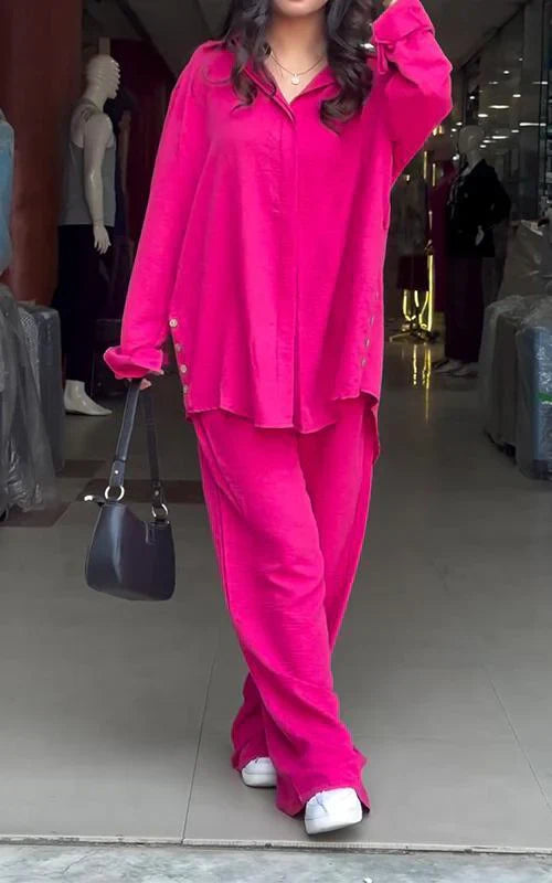 Coco Casual Solid Color Suit